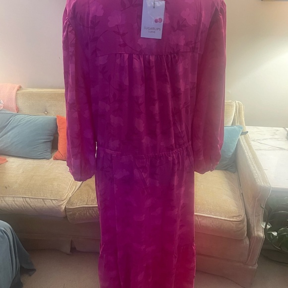 NWT Clever Floral Midi Dress 2X - Picture 8 of 9